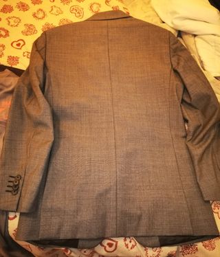 Giacca grigia Eredi Pisanò Tessuto Loro Piana