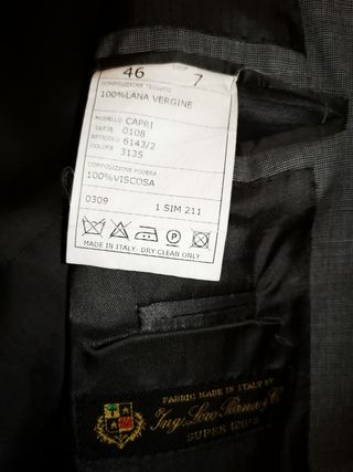 Giacca grigia Eredi Pisanò Tessuto Loro Piana