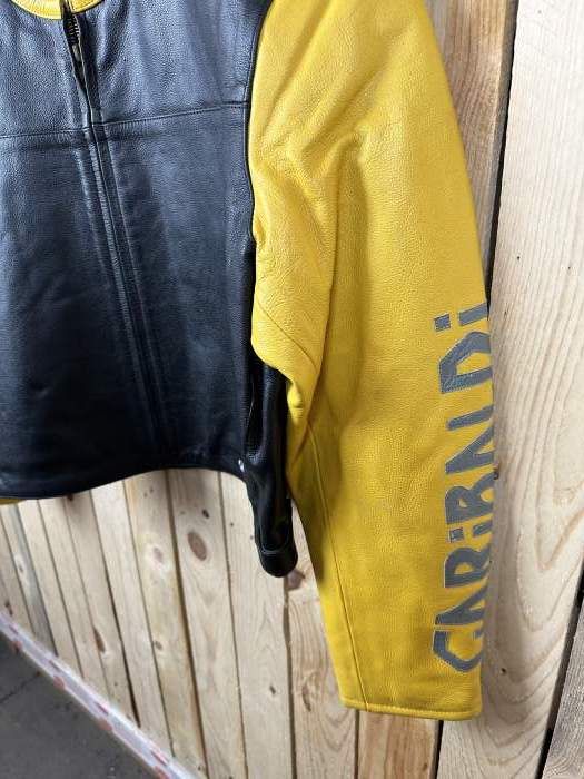 CHAQUETA T-M DE MOTO GARIBALDI AMARILLO 