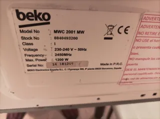 Microondas Beko