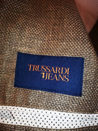 Giacca Trussardi Lino Cachi Taglia 46