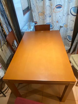 Mesa comedor madera maciza 2 metros