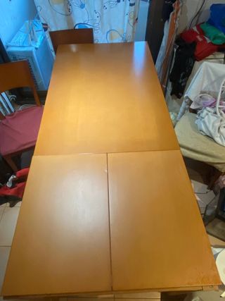 Mesa comedor madera maciza 2 metros