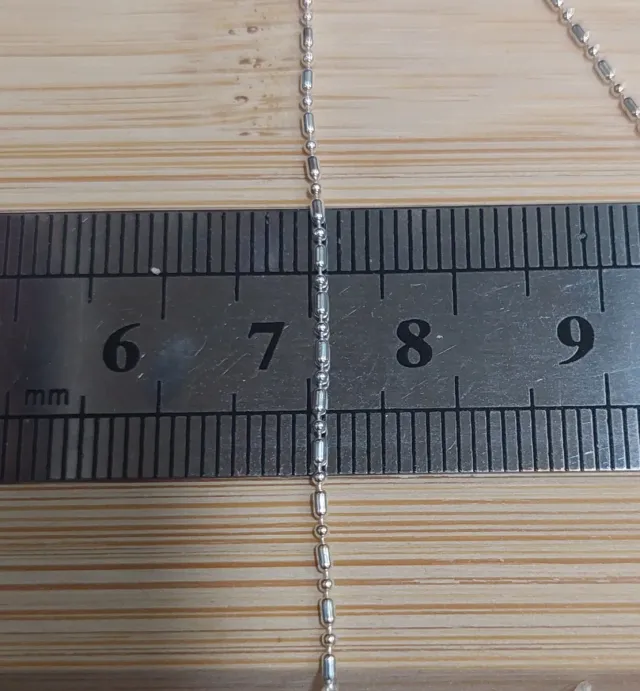 Cadena de 45cm de Plata de Ley 