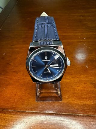 Reloj Poedagar Homenaje Tissot PRX azul /plateado