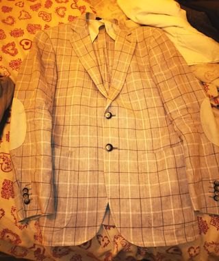 Giacca Pal Zileri Grigio Chiaro Taglia 46