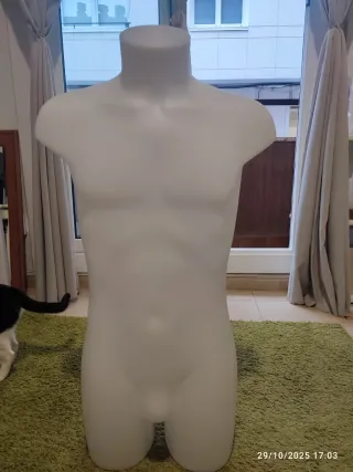 Maniquí Torso Hombre Blanco