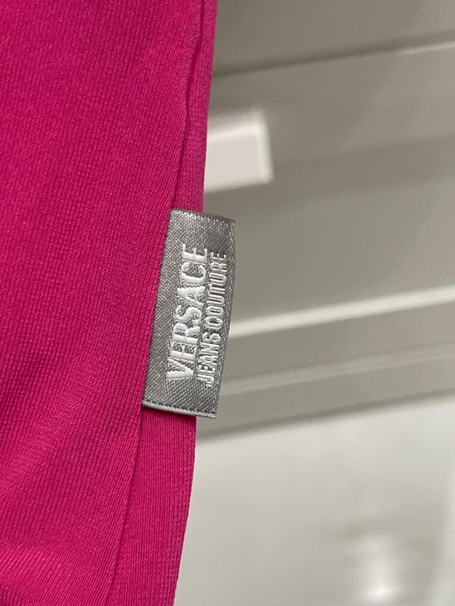 Maglietta Versace Jeans Couture rosa taglia M