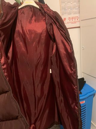 Abrigo de invierno granate talla XL