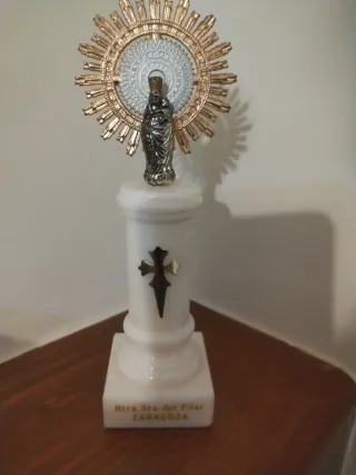 Figura Virgen del Pilar Zaragoza 19 cm