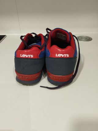 Zapatillas Levi's VSPR0021T Azul/Rojo