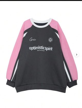 Sudadera Dazy gris y rosa16,50