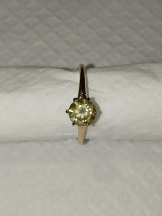 Anillo Oro 14k Diamante SI2 0.86ct