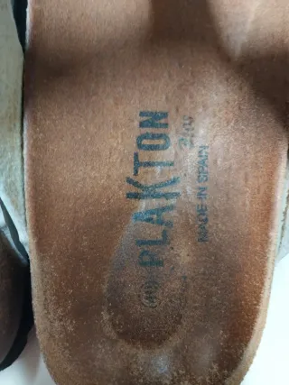 Chanclas Plakton Blancas Talla 39 quedan genial!