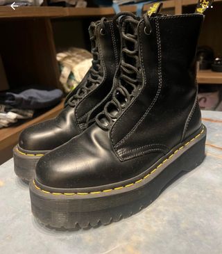 Dr. Martens Platform Stivali Neri