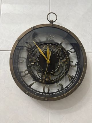 Reloj de pared decorativo vintage
