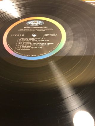 The Band Music From Big Pink LP 2017 edición US