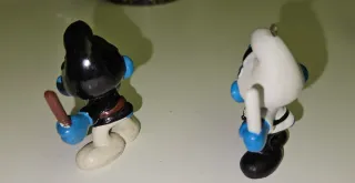 Coppia Puffi Pejo/Schleich anni '80