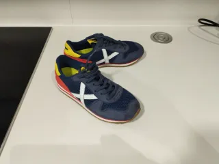 Zapatillas Munich Mini Massana Azul/Rojo