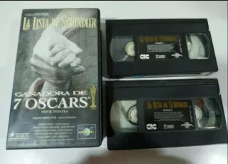La Lista de Schindler VHS - Ganadora 7 Oscars