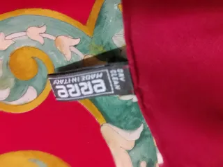 Foulard Valentino Seta Multicolor Rosso 100% seta