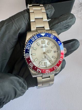 Reloj Automático estilo GMT Bisel Pepsi