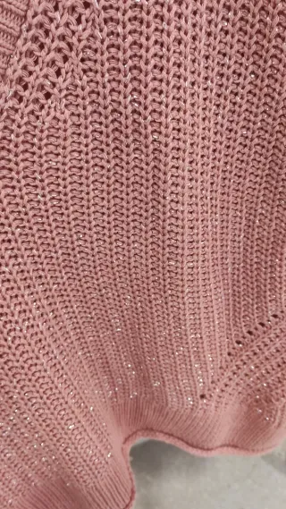 Jersey Stradivarius rosa brillante talla L