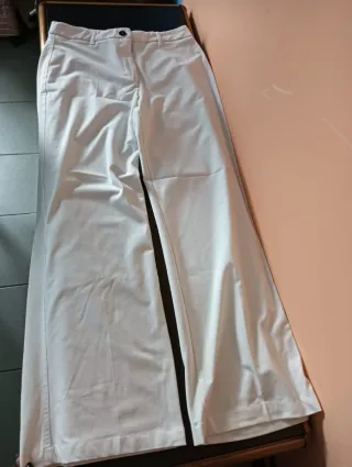 Pantaloni dritti bianchi