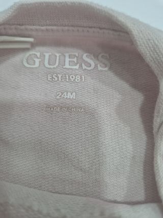 Maglietta Guess bimba orsetto rosa