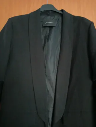 Blazer lungo nero taglia M
