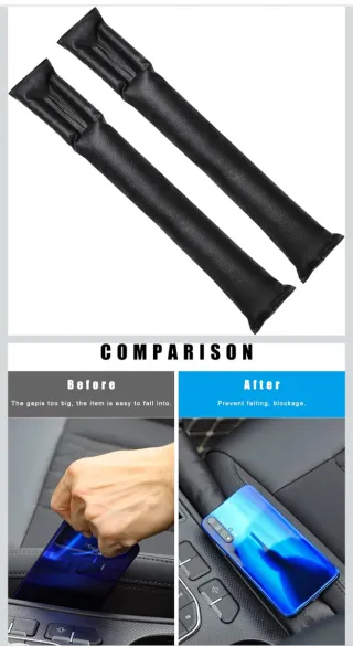 Relleno Asiento Coche Negro (2 uds) NUEVO.