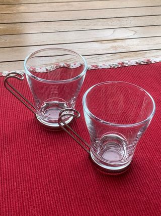 Set 2 Bicchieri Vetro Vitrosax per punch