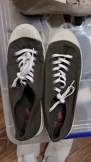 Zapatillas Ralph Lauren Verde Oliva