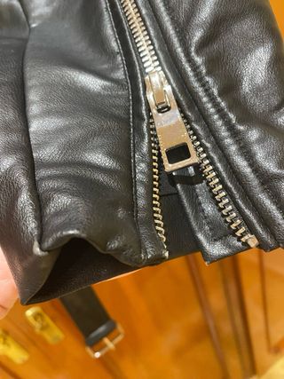 Cazadora Zara Cuero Oversize