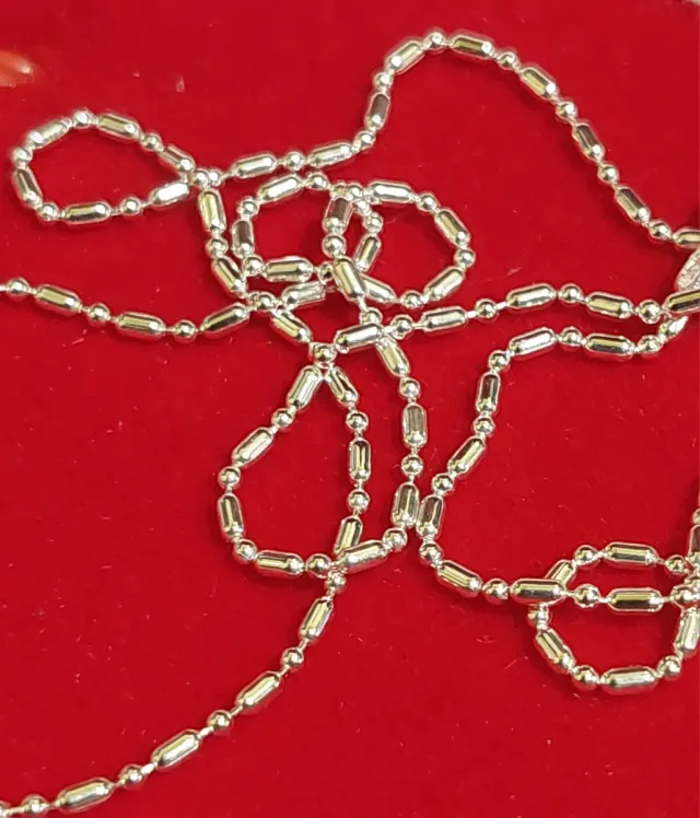 Cadena de 40cm de Plata de Ley 