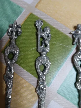 Set 6 Cucchiaini Vintage Decorati