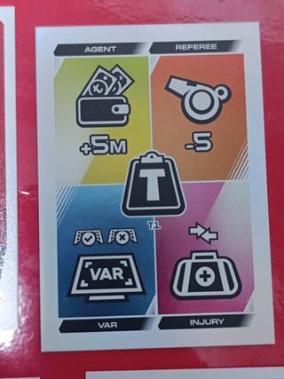 Lote cartas especiales fútbol Topps Match Attax 26