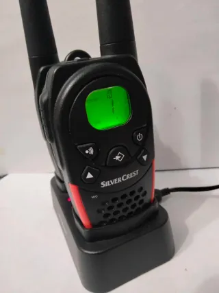 Walkie Talkie SilverCrest - Negro/Rojo