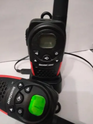 Walkie Talkie SilverCrest - Negro/Rojo