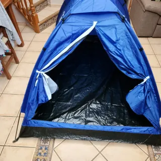 Tienda de campaña azul 2 personas