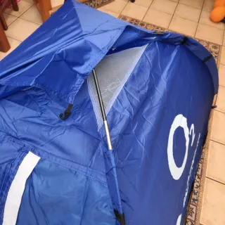 Tienda de campaña azul 2 personas