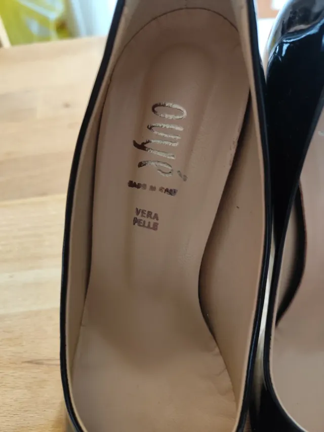 Décolleté Onyx vernice nera