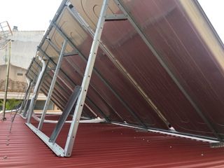 6 Captadores Solares ACS + Estructura