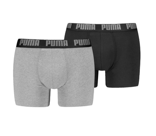 Pack 2 Bóxers Puma Hombre Negro y Gris
