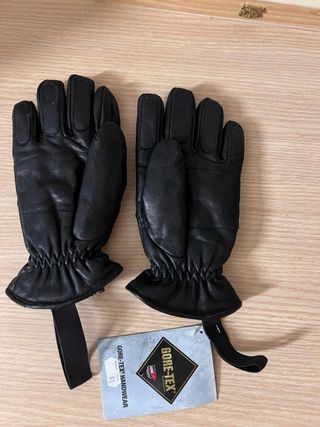 Guantes cuero Gore-Tex Negros