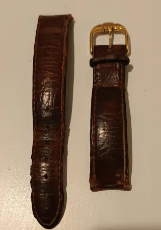 Cinturino Wyler Vetta Pelle Vintage Marrone