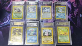 Cartas Pokémon Holográficas de Neo Genesis 1st ed.