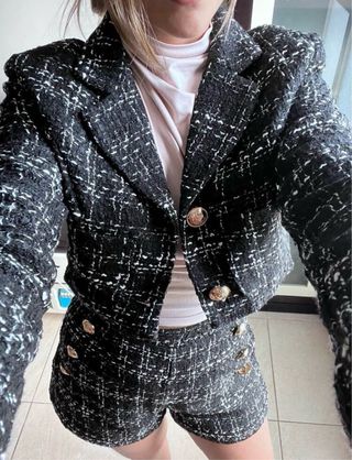 Conjunto Chanel Chaqueta y Shorts