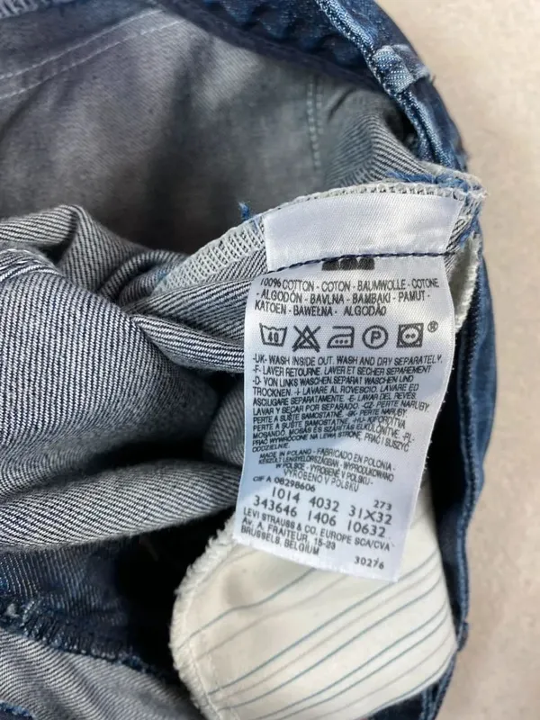 Vaqueros Levi's Rectos Edición Limitada