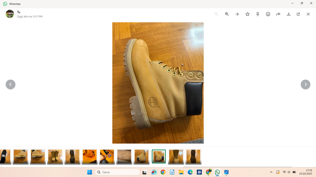 Timberland originali taglia 7